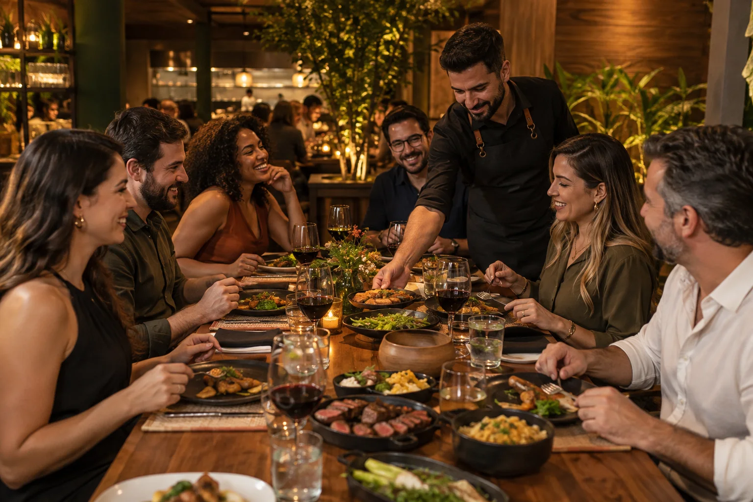 Como vender confraternizações de empresas sem desorganizar o restaurante