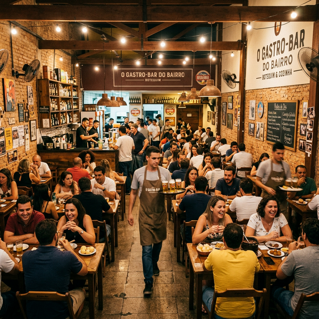 A ilusão do restaurante lotado: Por que você vende muito, mas não vê a cor do lucro